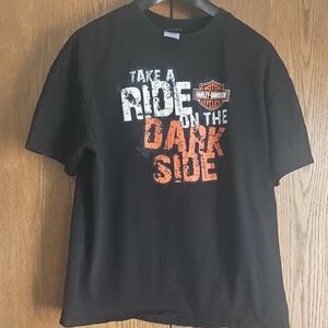Harley-Davidson Black Tee with Bold Graphic
